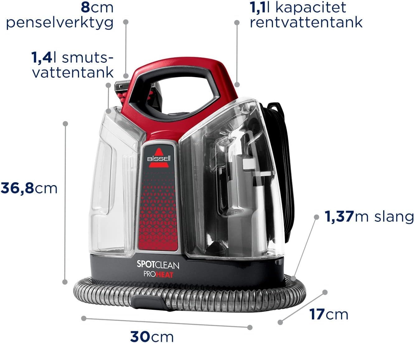 Миючий пилосос для хімчистки BISSELL Spotclean Proheat