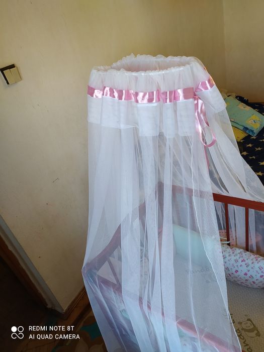 Балдахин+держатель+бортики, защита в кроватку