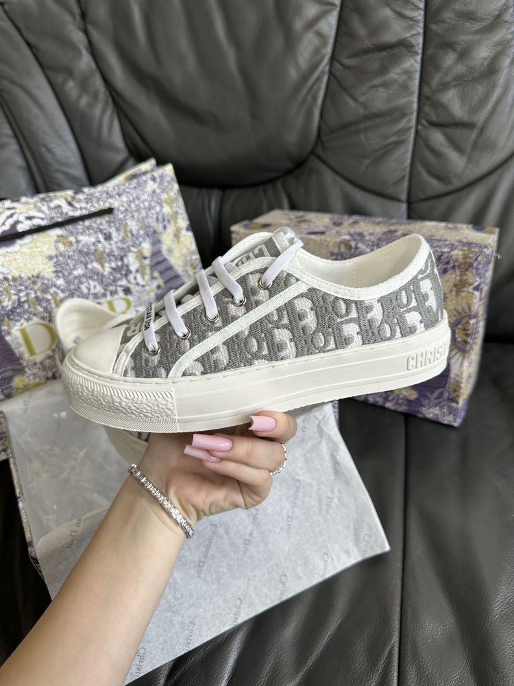 Кеди Christian Dior  сірі жіночі 37,38,39