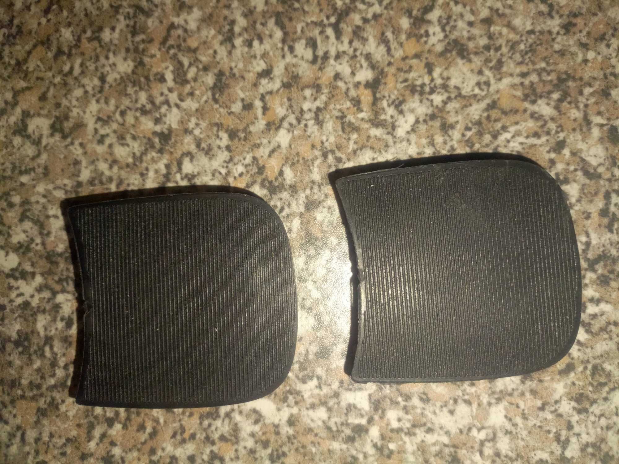 2x fleki/obcasy do butów 6,5cm x 7,5cm
