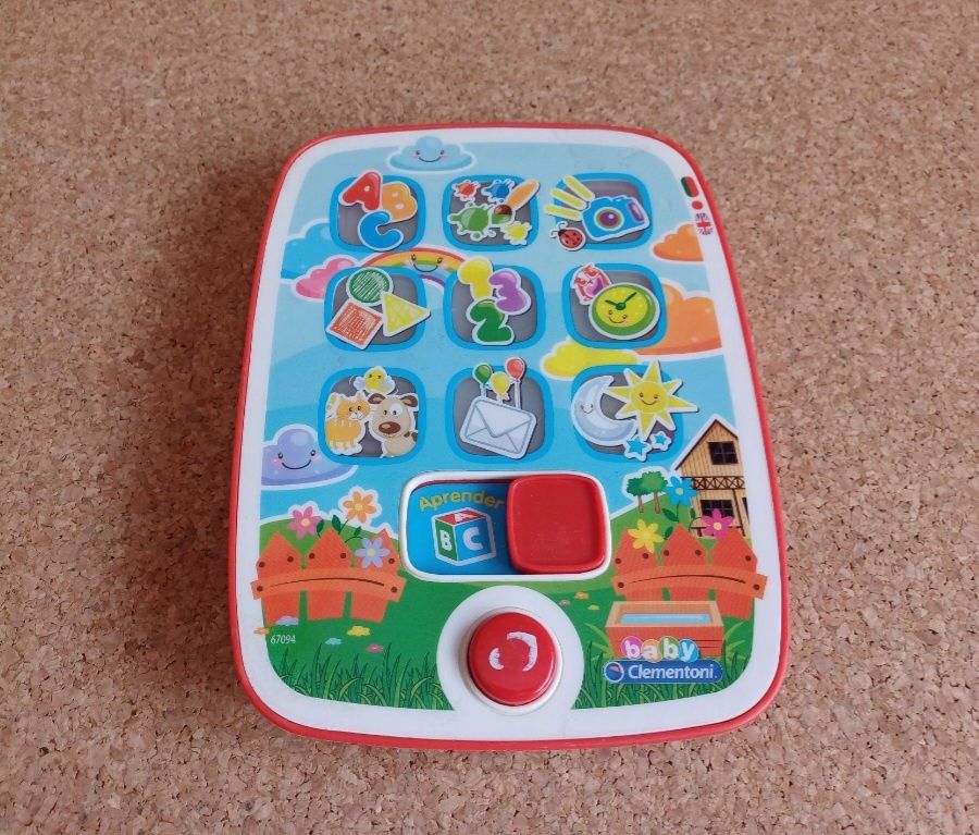 Tablet, brinquedo de bebé, criança, com sons, luzes, música...