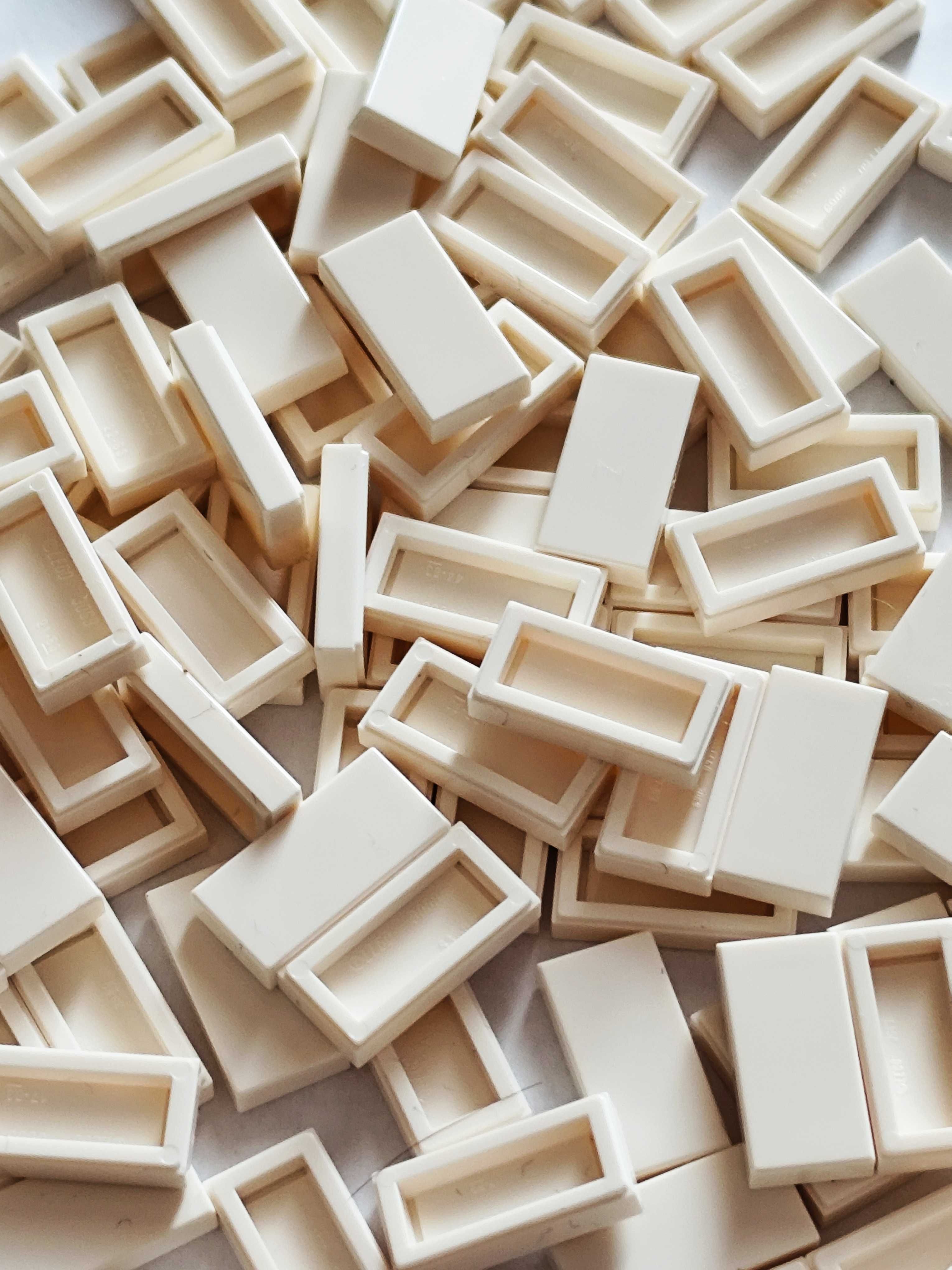 Lego 3069b tile płytka 1x2 biały / White 20 szt nowe