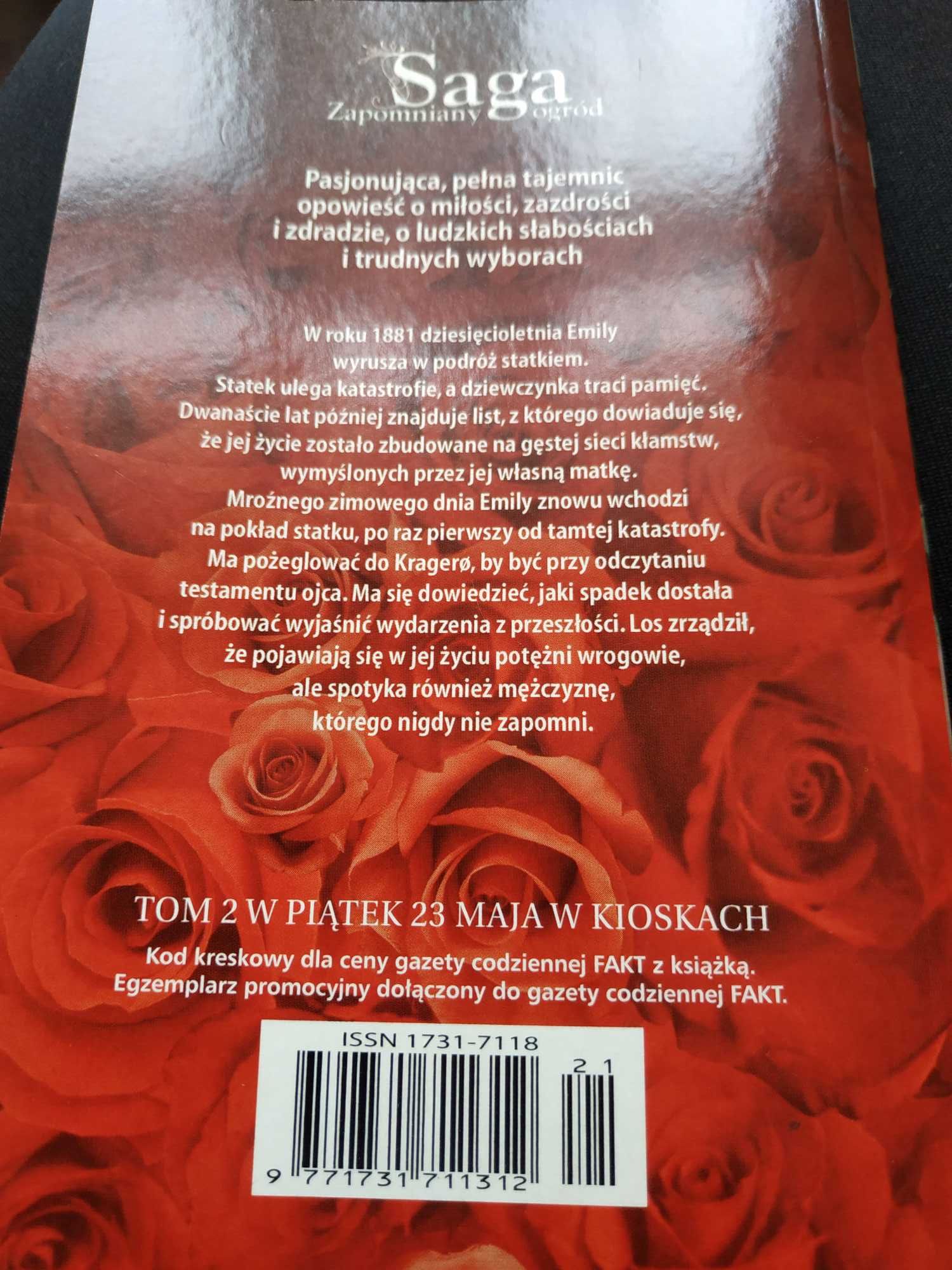 Saga zapomniany ogród Spadek tom 1 książka