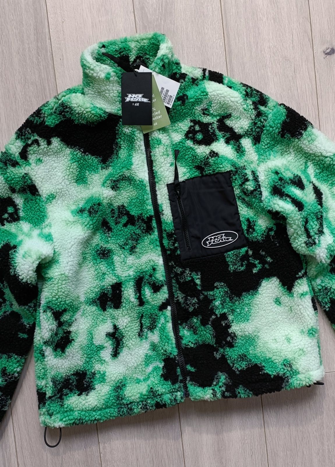 Nowa damska kurtka na miśku H&M No Fear roz.XS