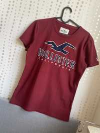 Koszulka tshirt Hollister bordowa roz M uniseks