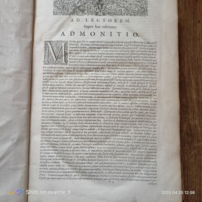 Książka   Institutio Christianae Religionis – Jan Kalwin (1654, łacina