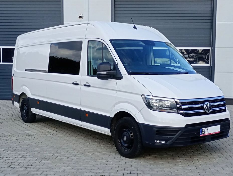 Volkswagen CRAFTER 35 4MOTION MAXI L4H2 KLIMA TEMPOMAT CZUJNIKI NR.7  brygadówka 5 osób, homologacja ciężarowa, klima, czujniki, nr.7