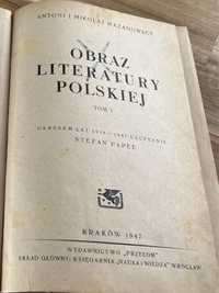 Obraz literatury polskiej Tom I Antoni i Mikołaj Mazanowscy