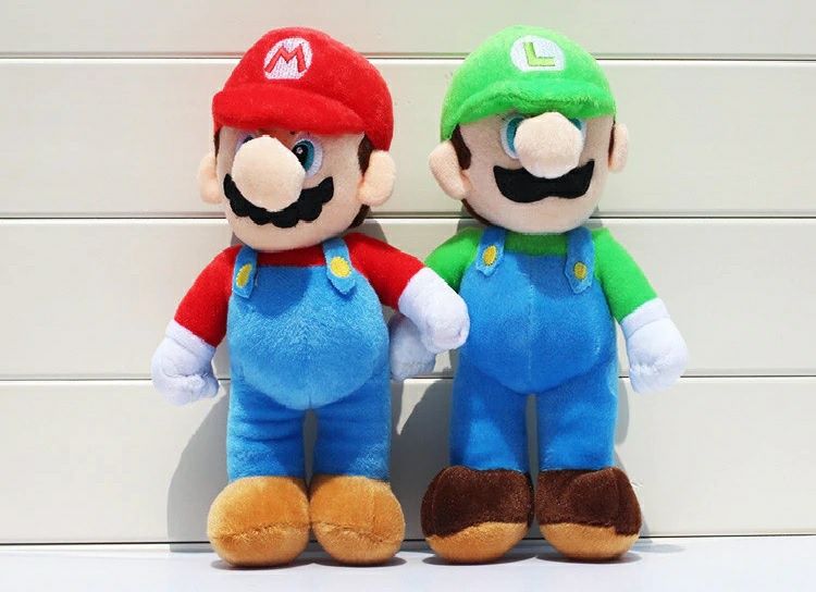 Peluches Super Mário e Luigi da Nintendo, novos