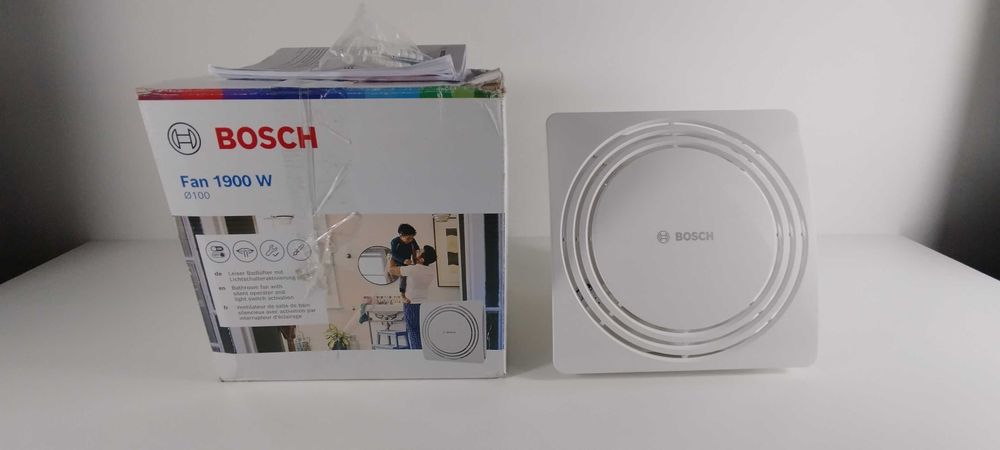 Ventilador Extrator WC Bosch 1900W Silencioso