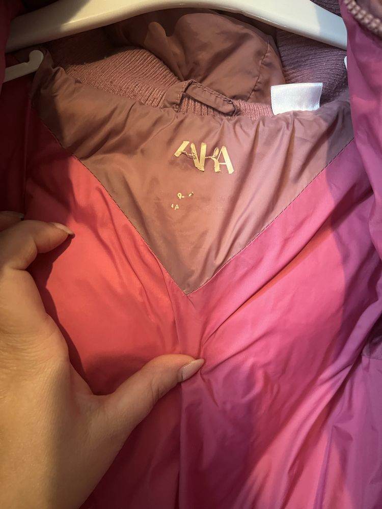 Kurtka zara 80 fiolet