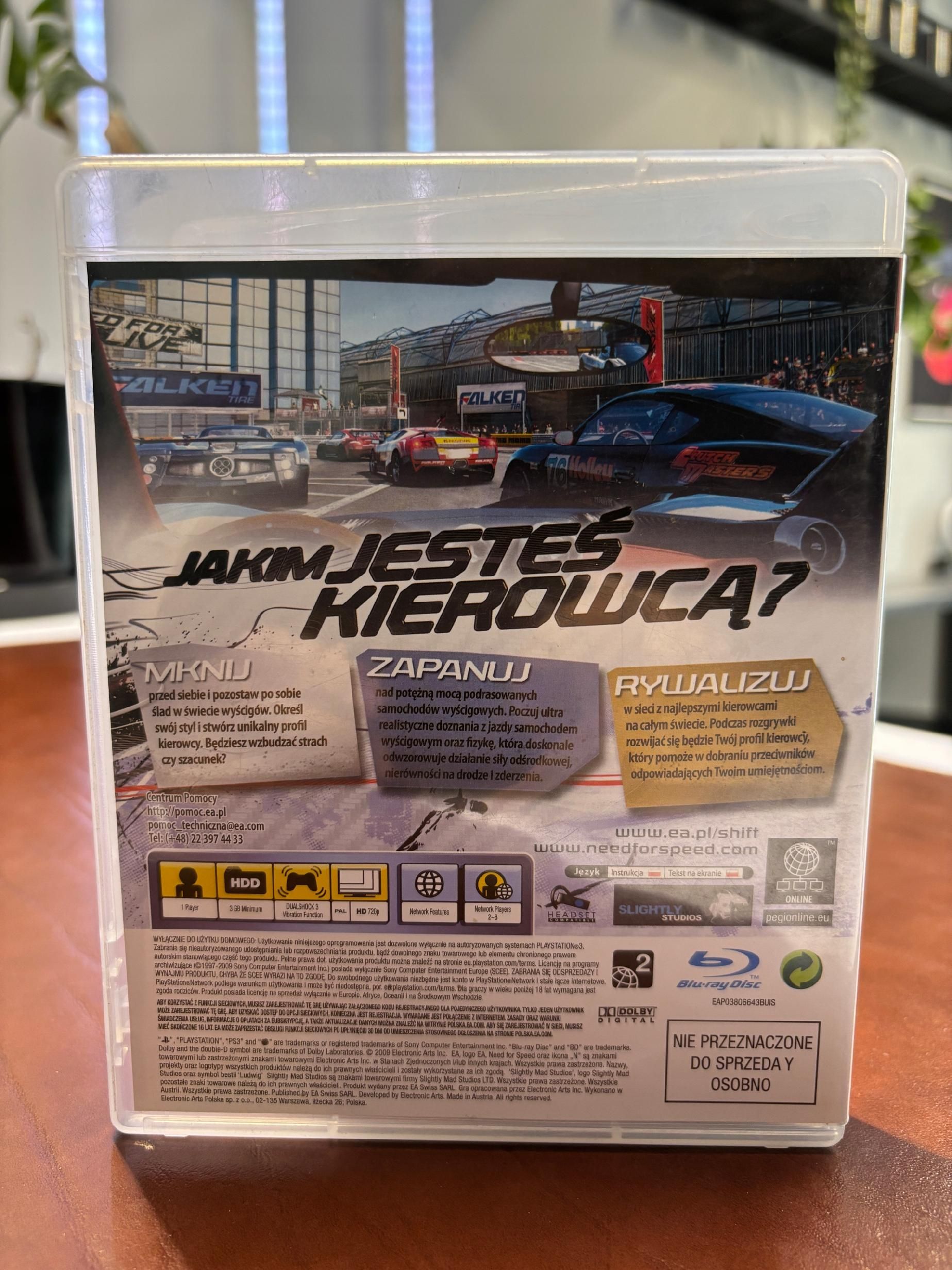 PS3 Need for Speed Shift Po Polsku