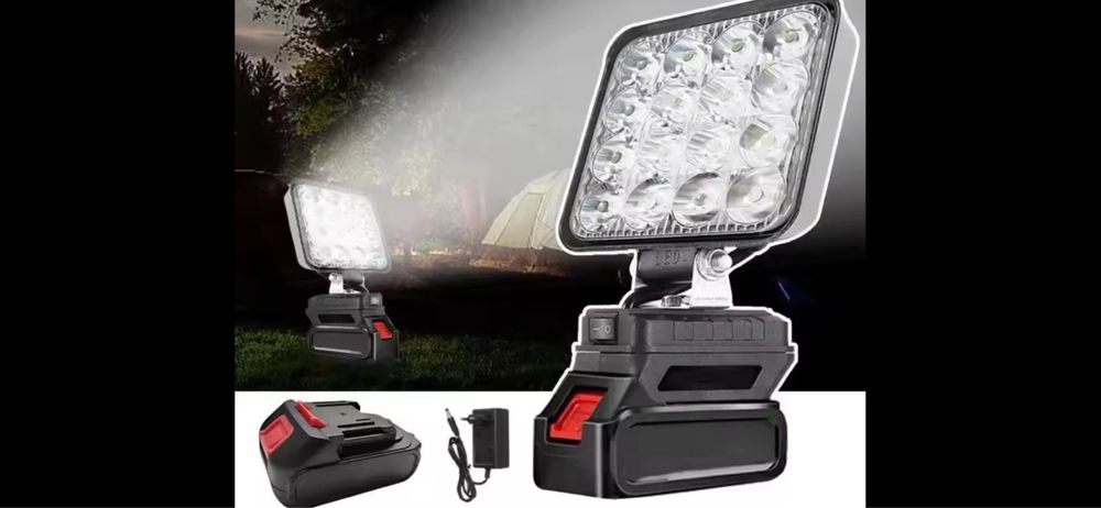 Лампа прожектор фонарь Led Makita без акумулятора)