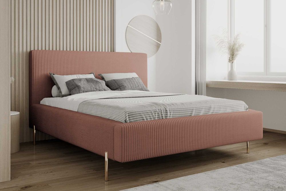 Łóżko Sypialnianie z Pojemnikiem + stelaż metalowy Monaco PRODUCENT