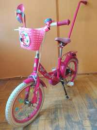 Rower dla dziewczynki  16 cali  (4 kółka)