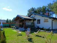 Domek do wynajęcia Domki pod Sosnami nad Jeziorskiem  balia  kajaki