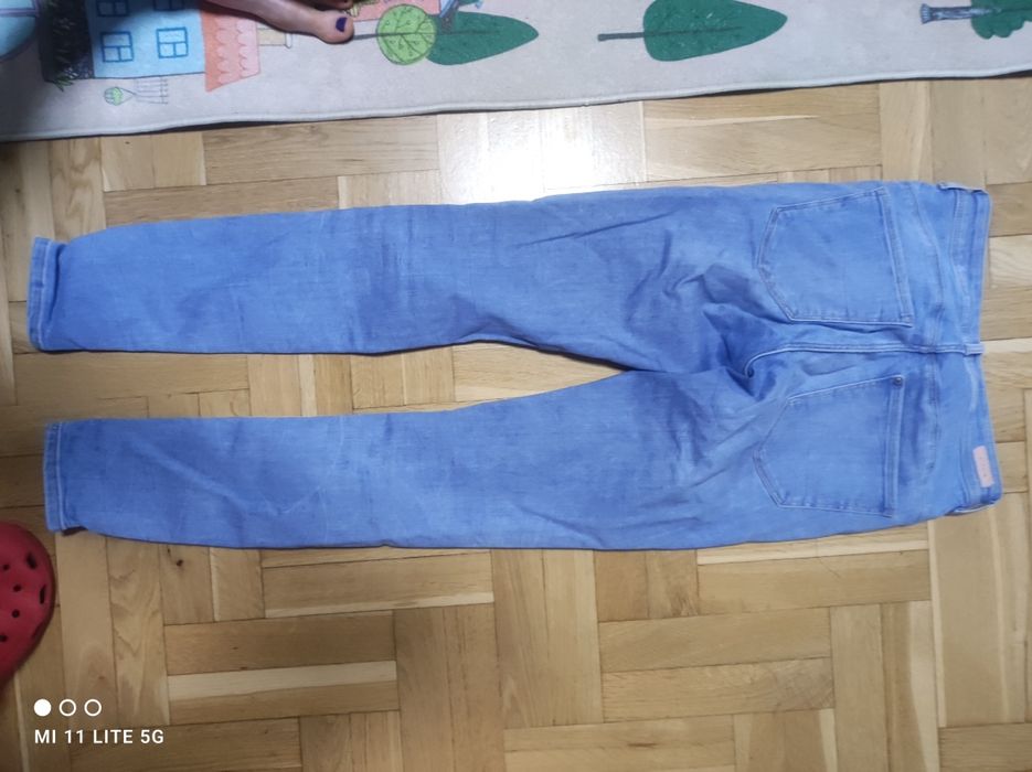 Jegginsy jeansy dżinsy skinny H&M regular waist King r. 36