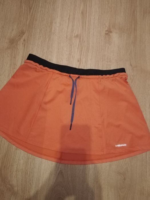 Spódniczka tenis mini sportowa Head Small pomarańczowa S XS