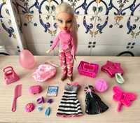 bonecas Bratz loira acessorios figura brinquedos menina roupinhas