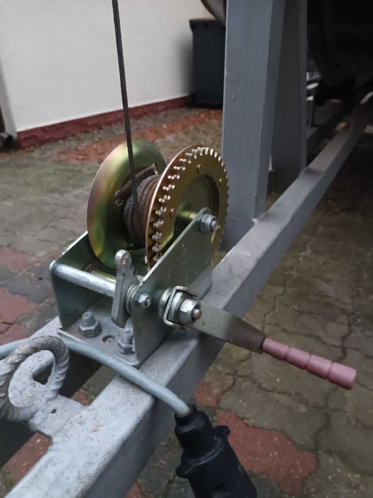 Łódź wędkarska + wozek transportowy