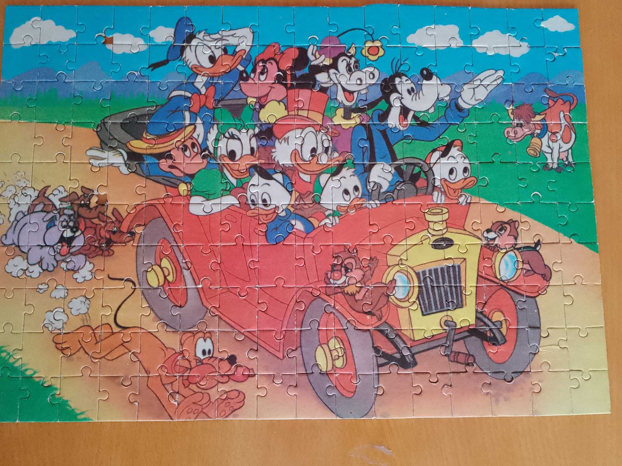 Puzzle Disney 160 el vintage lata 90 + gratis