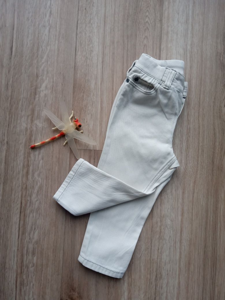 Spodenki jeansy beżowe H&M 74