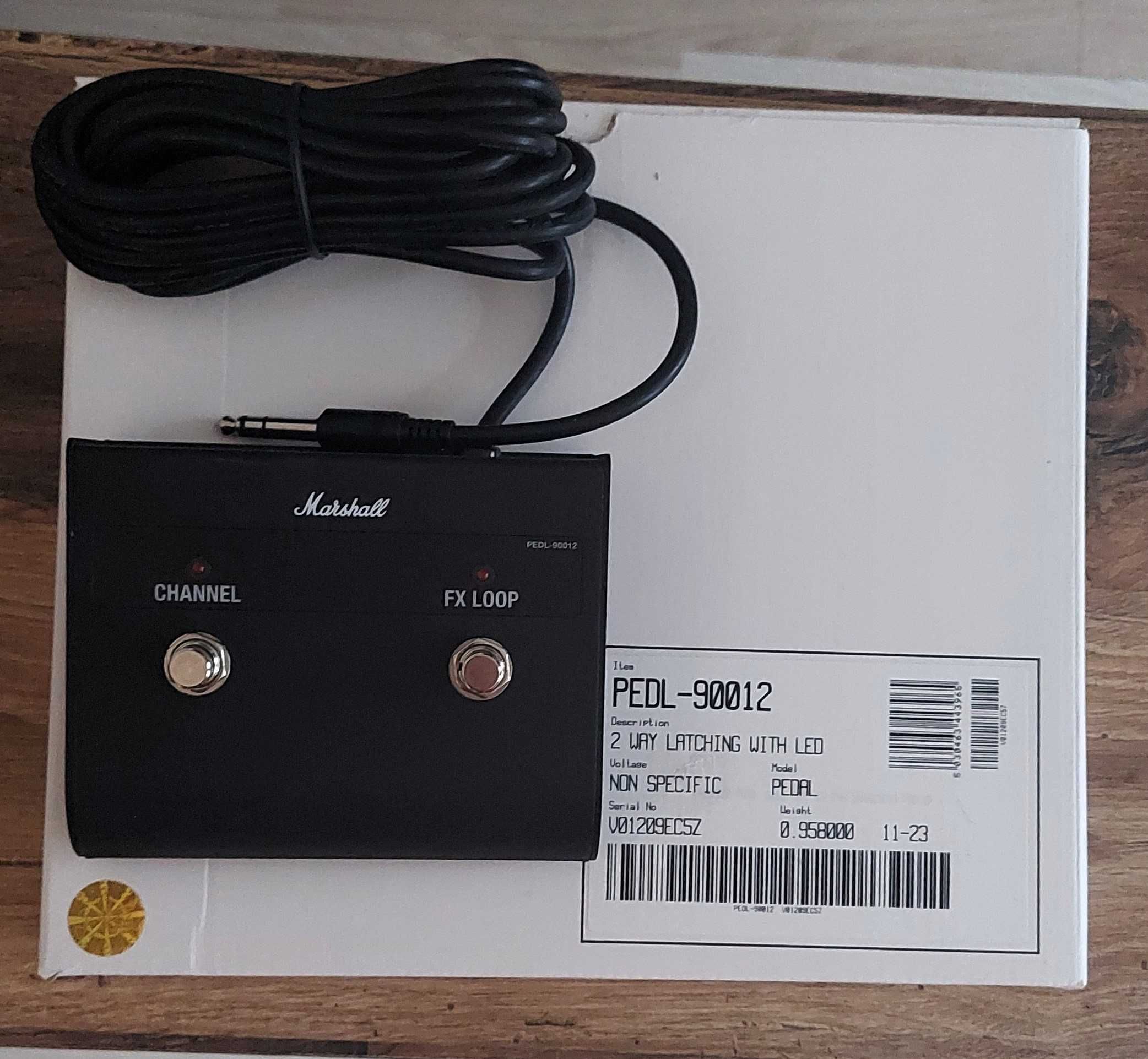 Marshall PEDL-90012 footswitch (seria DSL) - nowy