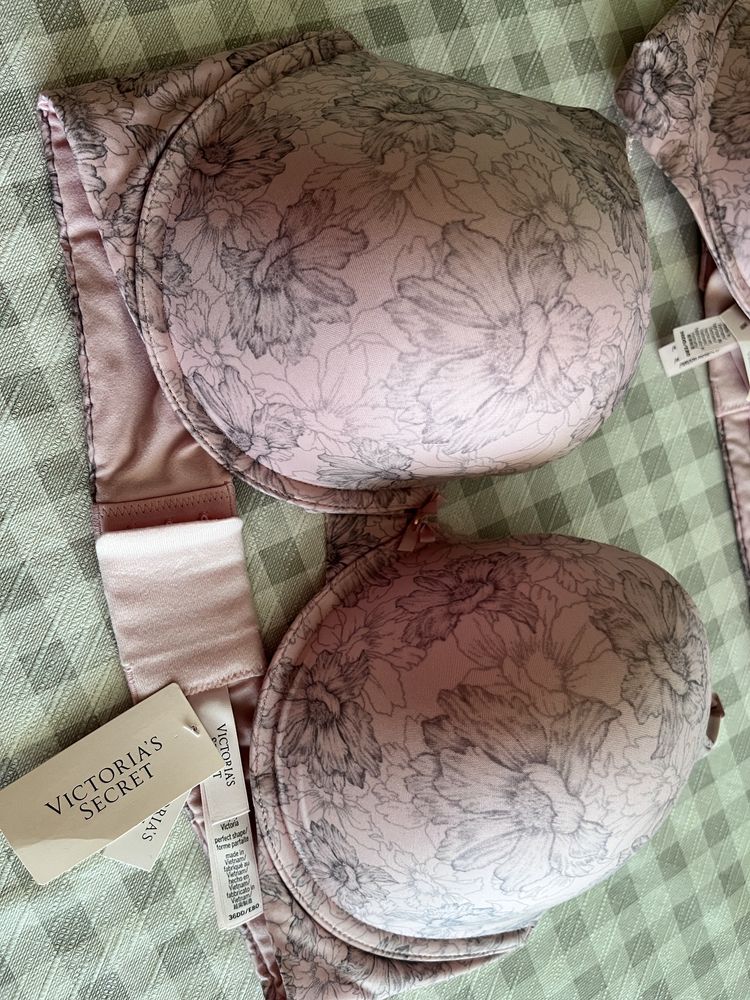 Victoria’s Secret Biustonosz stanik 36DD różowy 80E