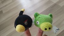 Dwie pacynki na palec angry birds
