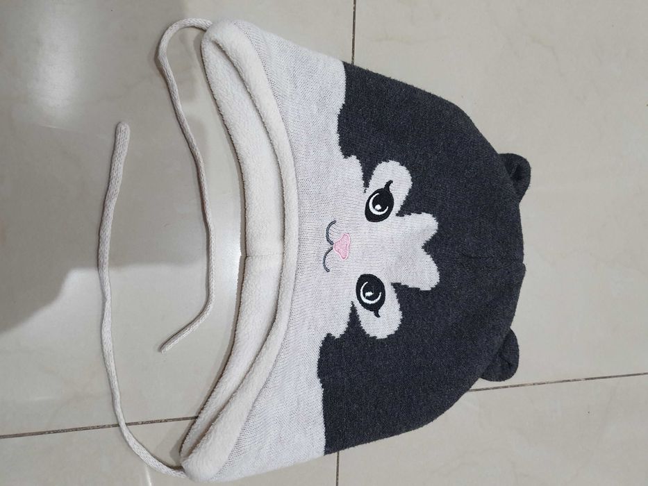 H&M czapka zimowa dla dziewczynki rozmiar 86/92