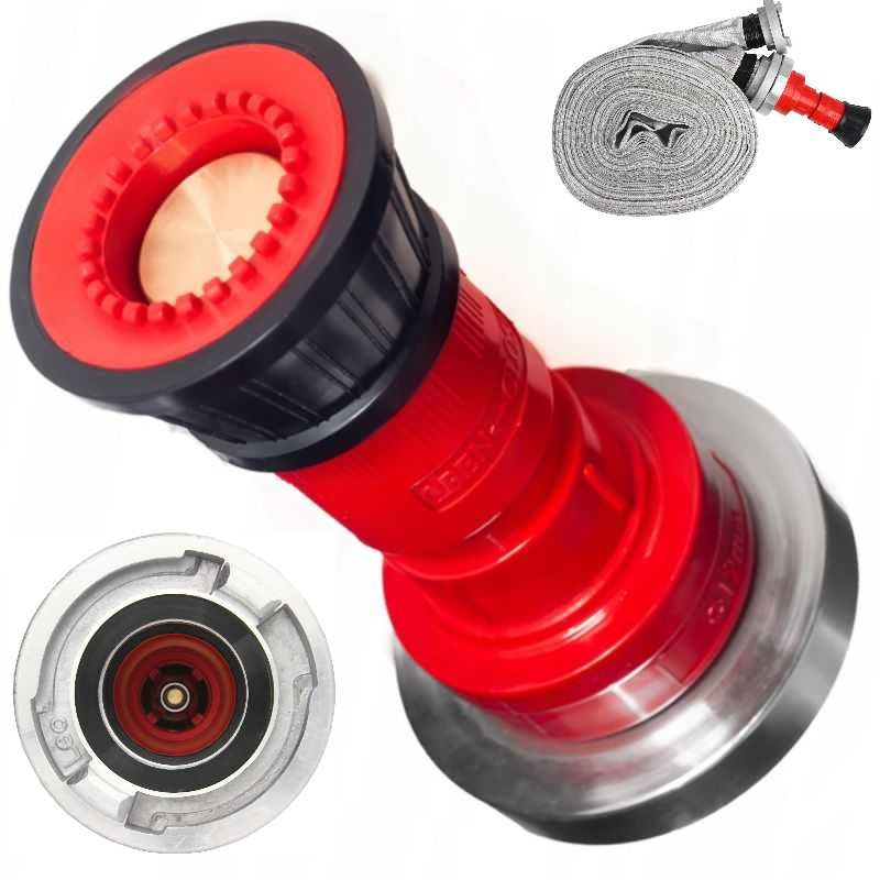 NOWA Prądownica wodna końcówka węża strażackiego 1" 25mm