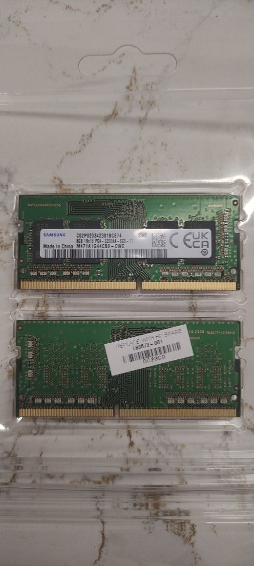 2 X SO-DIMM 8GB (16GB Total)