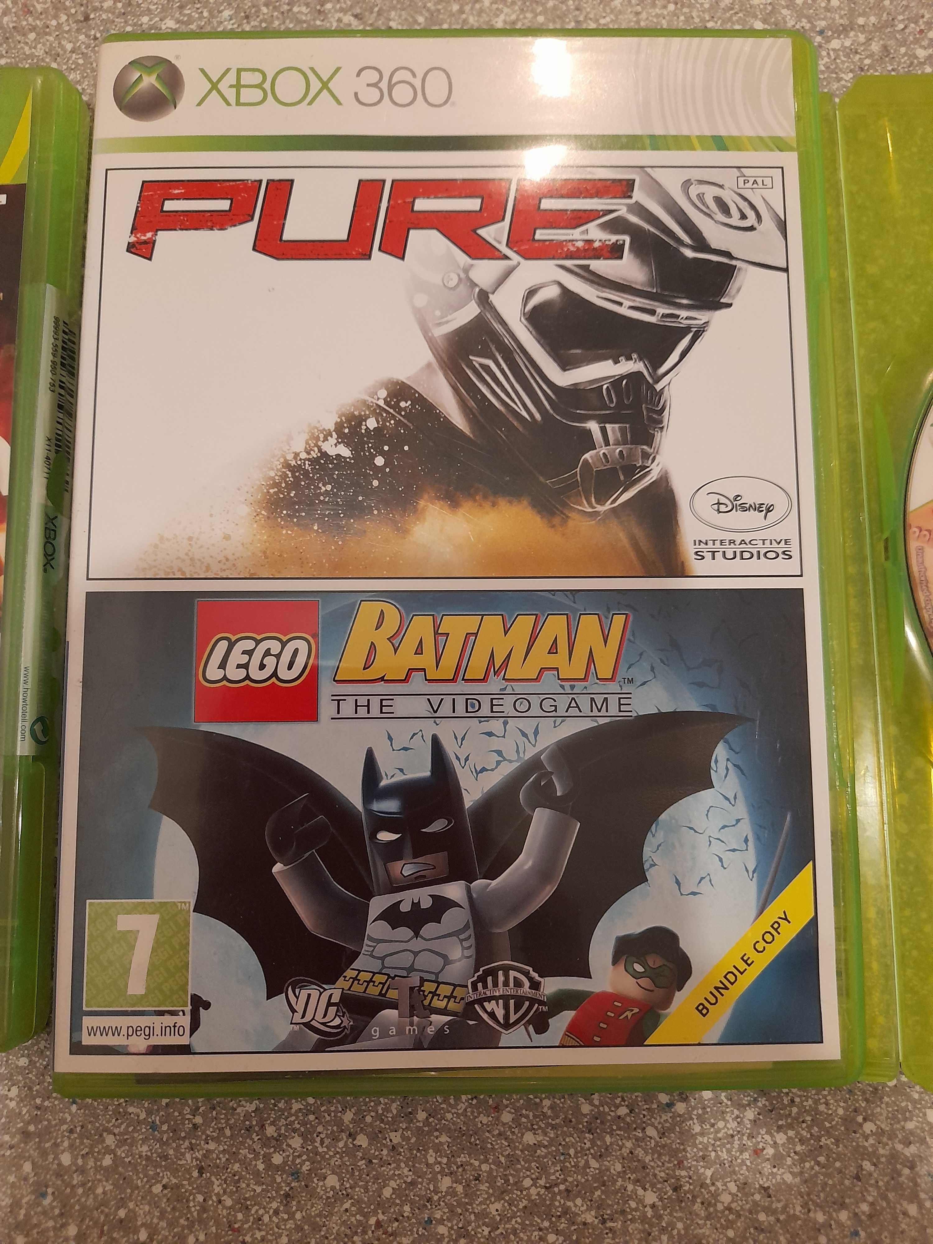 Lego BATMAN + PURE wyścigi quadów zestaw 2 gier na xbox 360