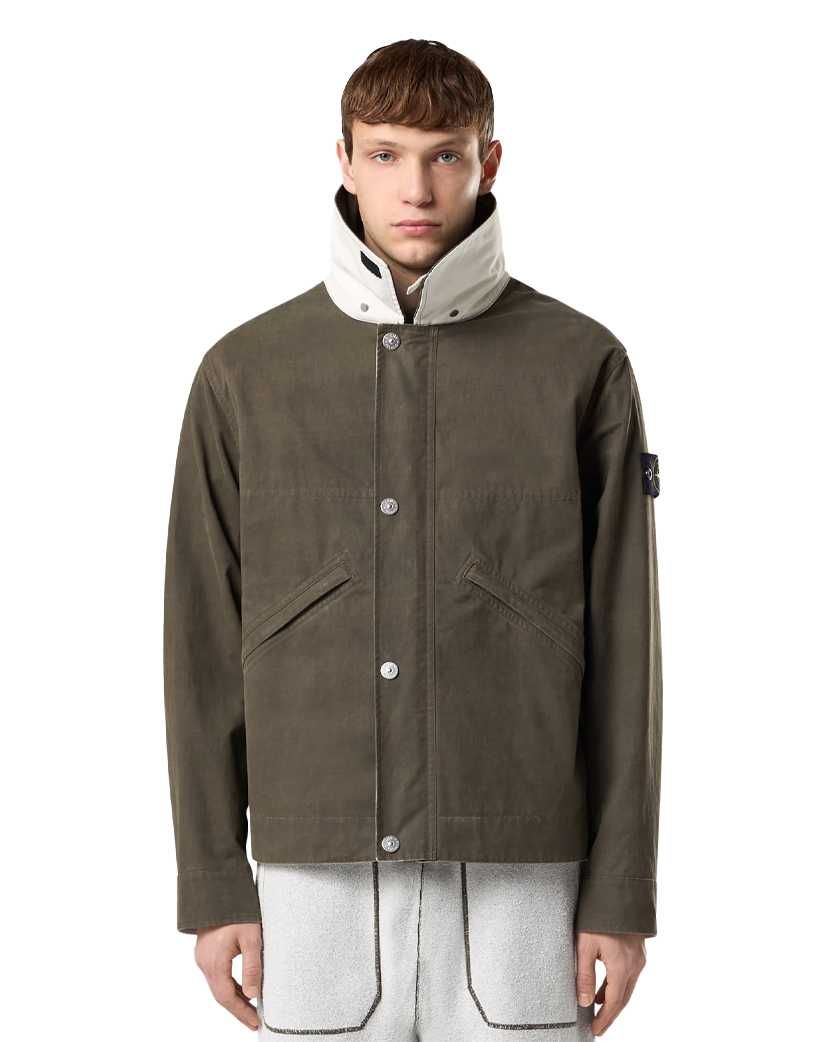 Куртка Stone Island 4100080 TELA RESINATA Jacket Military Green