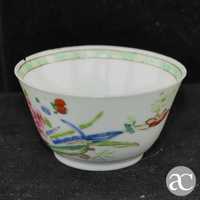 Taça porcelana da China, Companhia das Índias, Qianlong - Séc. XVIII
