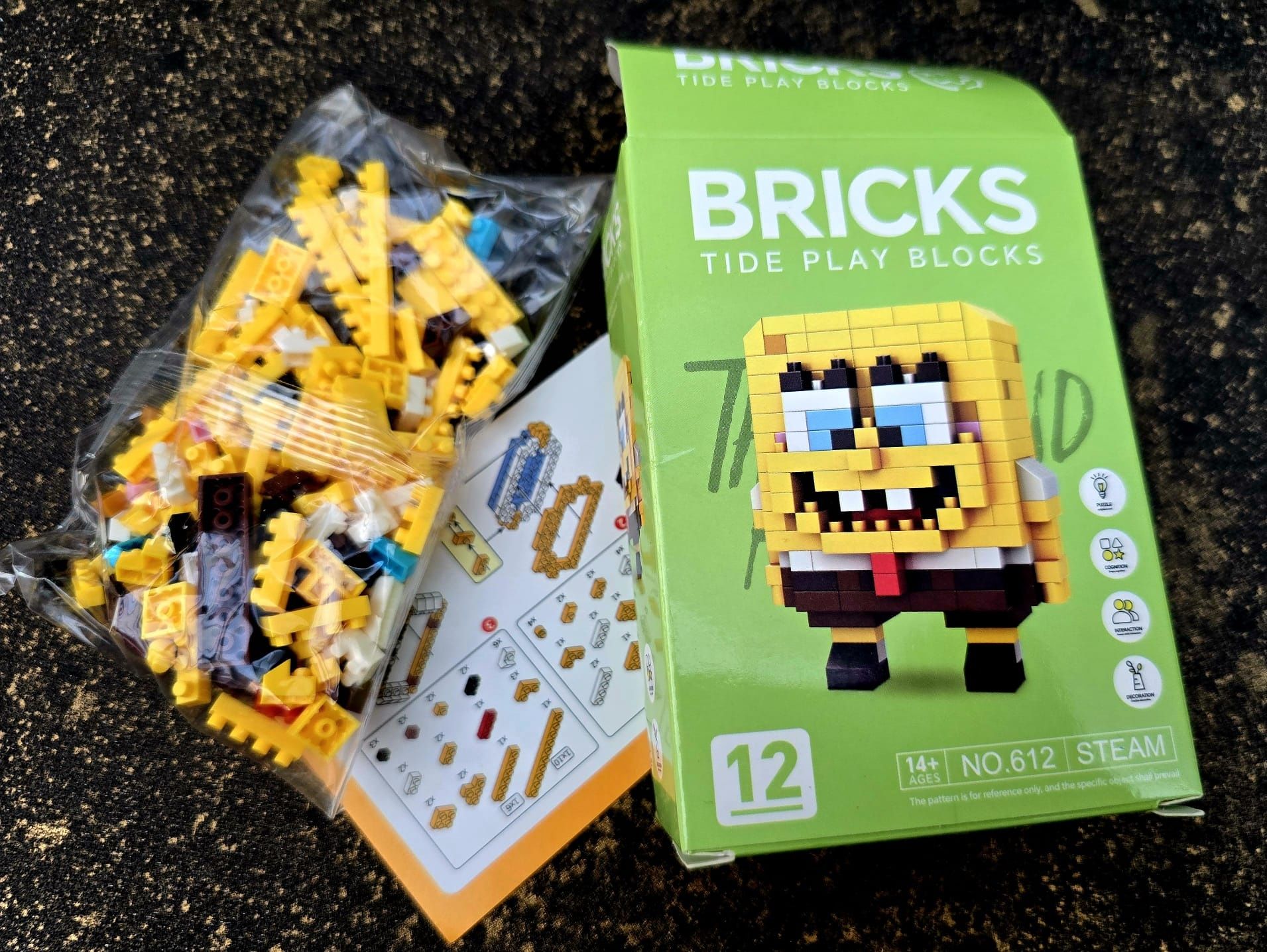 Nowe super klocki dla dzieci Spongebob figurka - zabawki