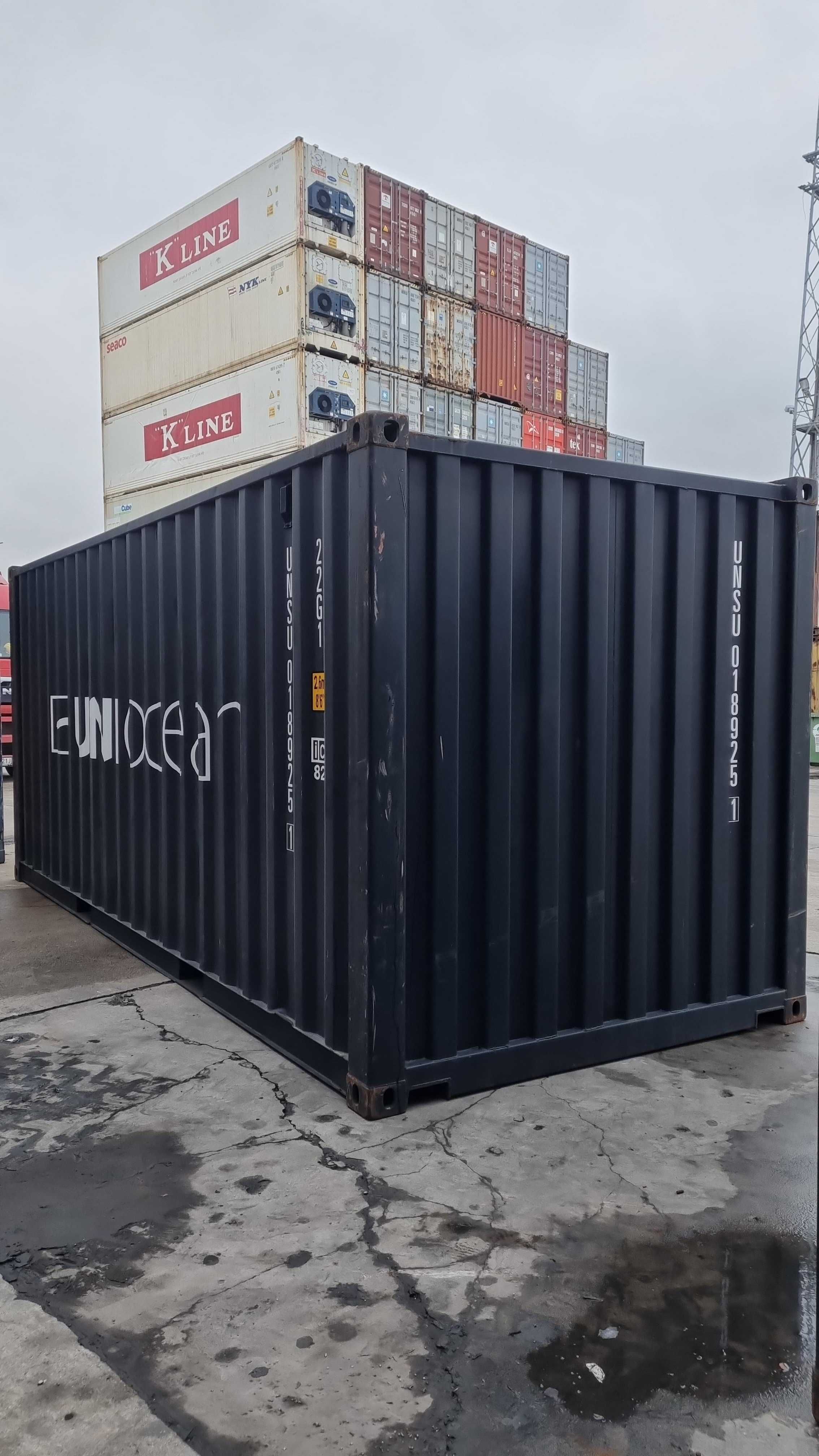 Kontener morski, magazynowy 20 DC z 2021r GRAFIT