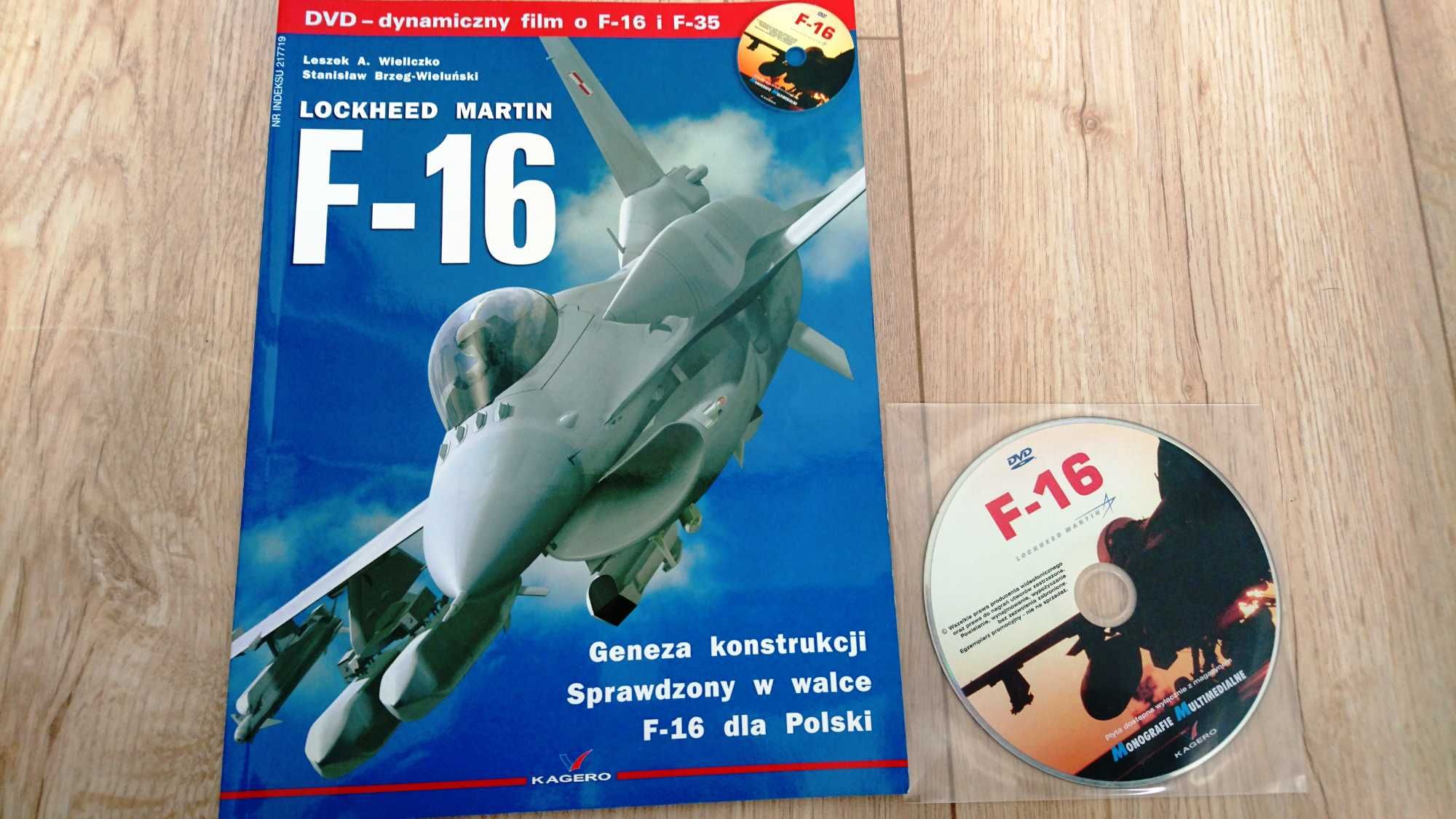 F-16 Lockheed Martin wydawnictwo KAGERO + płyta DVD