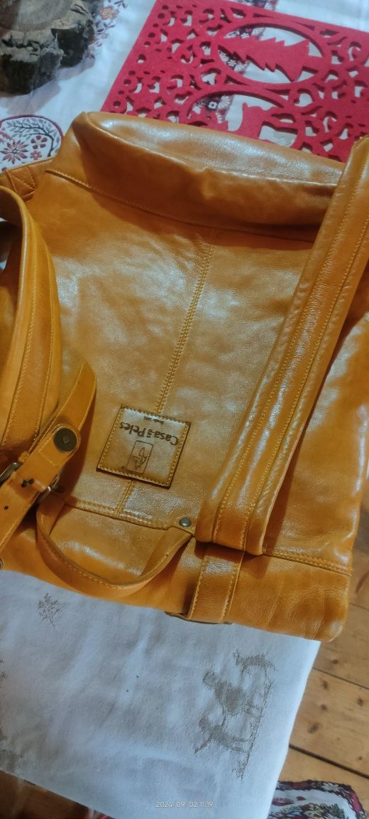 Mochila em couro