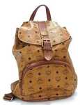MCM plecak skórzany w monogram vintage