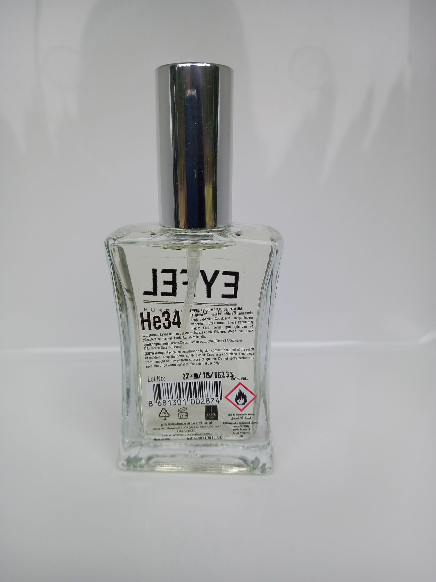 Eyfel 50 ml ml EDP E73 Allure perfumy męskie tureckie trwałe !