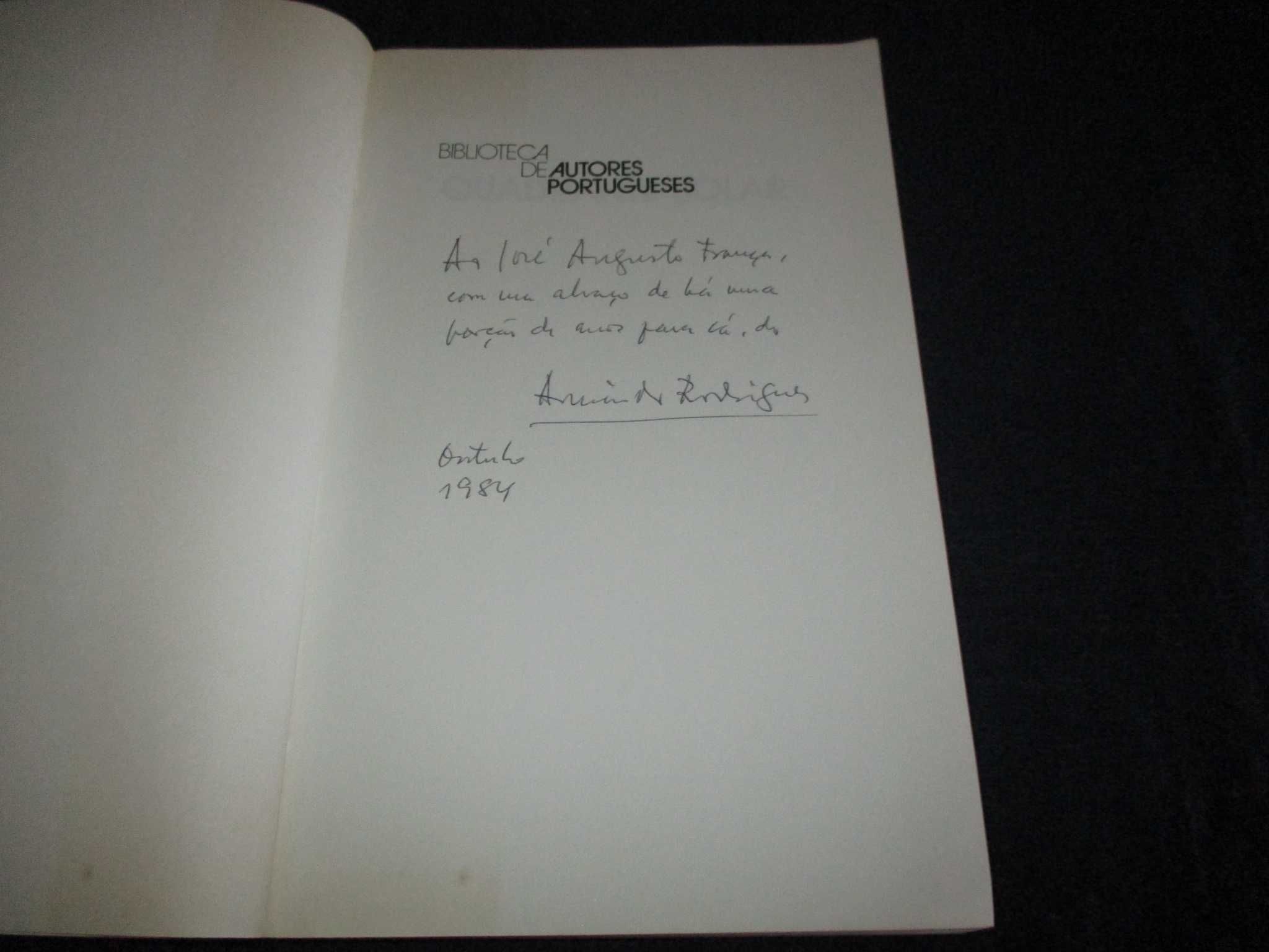 Livro Quadrante Solar Armindo Rodrigues INCM Autografado