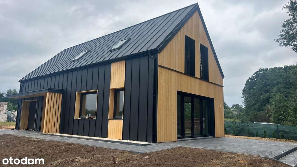 Złotoria Nowoczesny dom 150m² z garażem w spokojnej okolicy