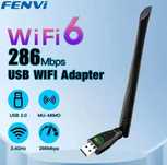 Karta sieciowa WiFi -USB- prędkość transmisji 286 Mbps - zewnętrzna