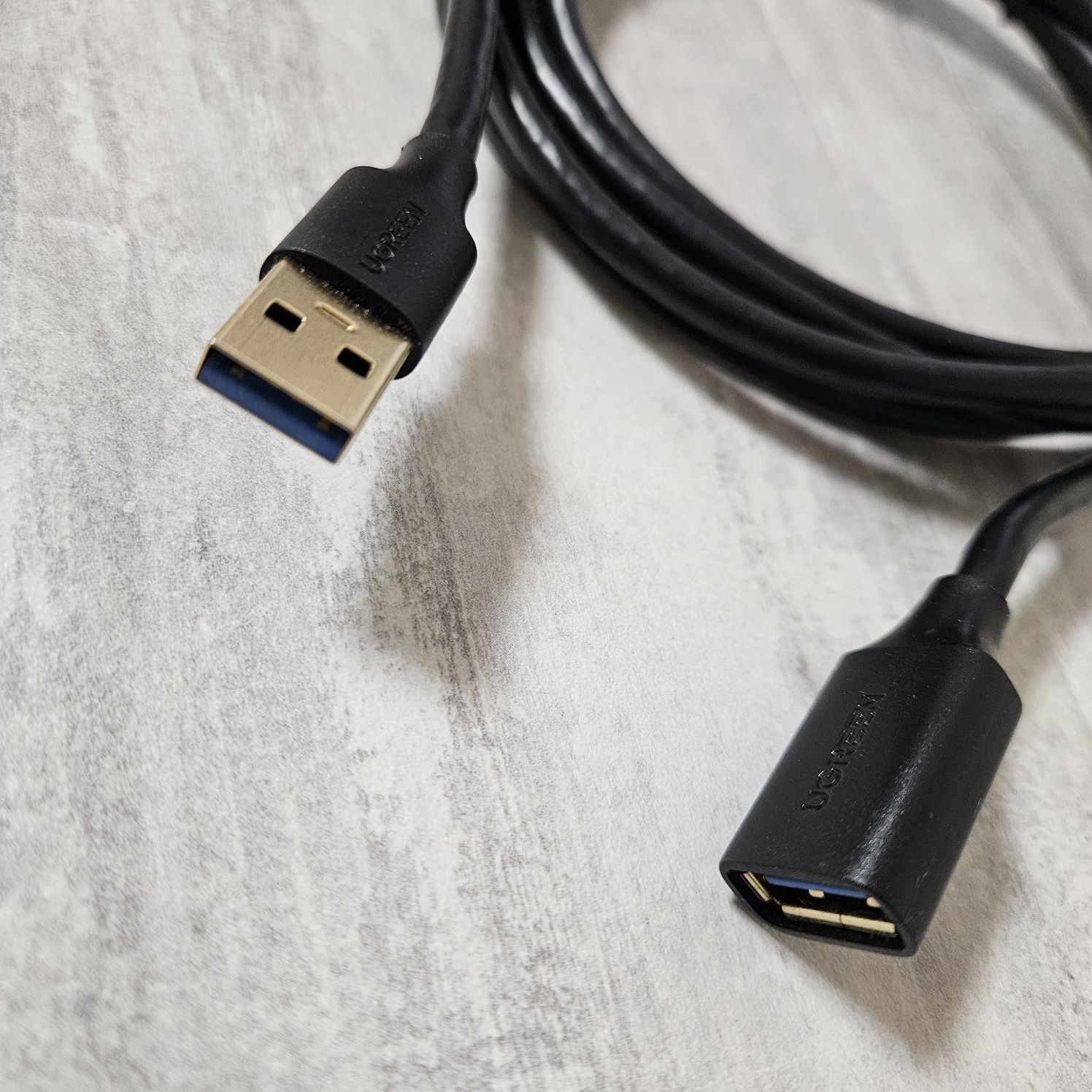 Кабель удлинитель Ugreen US129 USB 3.0 AM-AF (2m black)