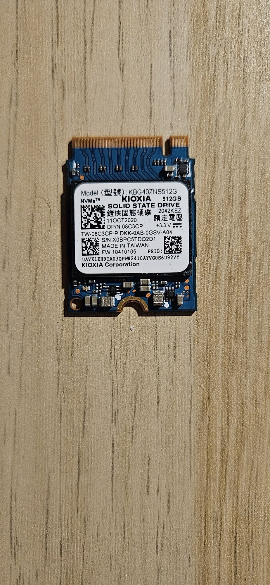 Dysk SSD M.2 Kioxia NVMe 512GB