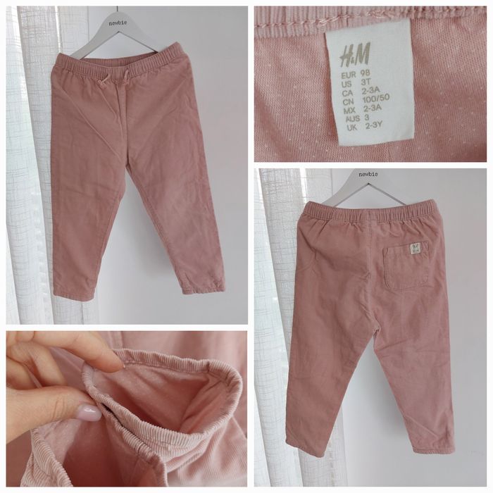 Zestaw sweterków i spodni H&M 98/104
