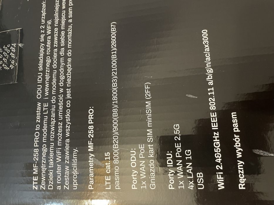 Router ZTE MF258-PRO