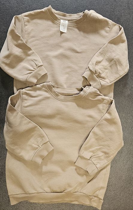 Dres beżowy 2 szt HM 86 cm