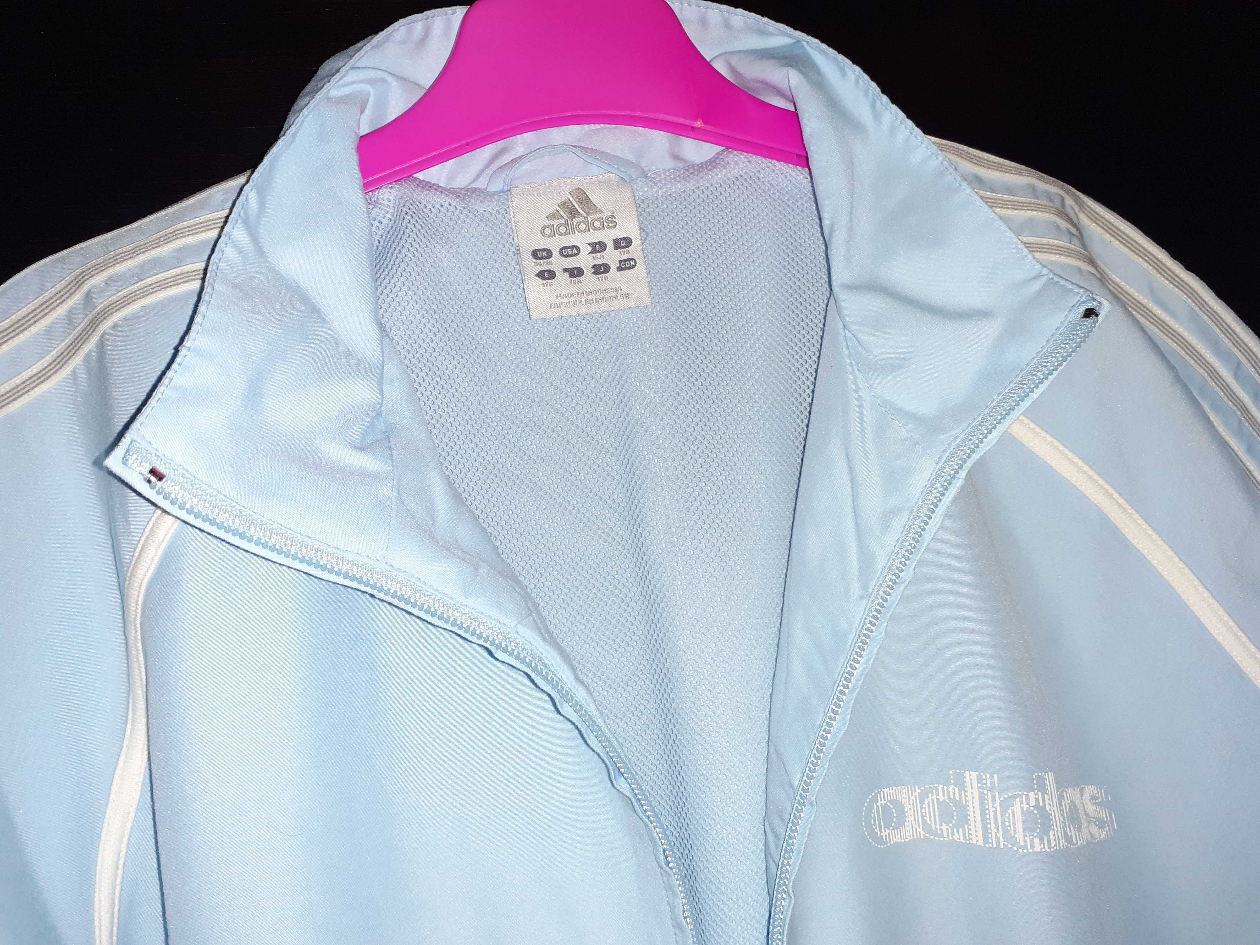 Adidas bluza sportowa kurtka wiatrówka r S 36